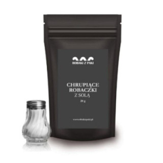 Chrupiące Robaczki - sól 20 g larwy mącznika