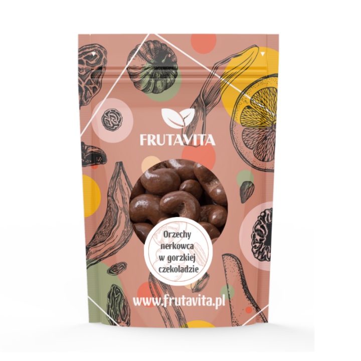 Orzechy nerkowca w gorzkiej czekoladzie 250 g