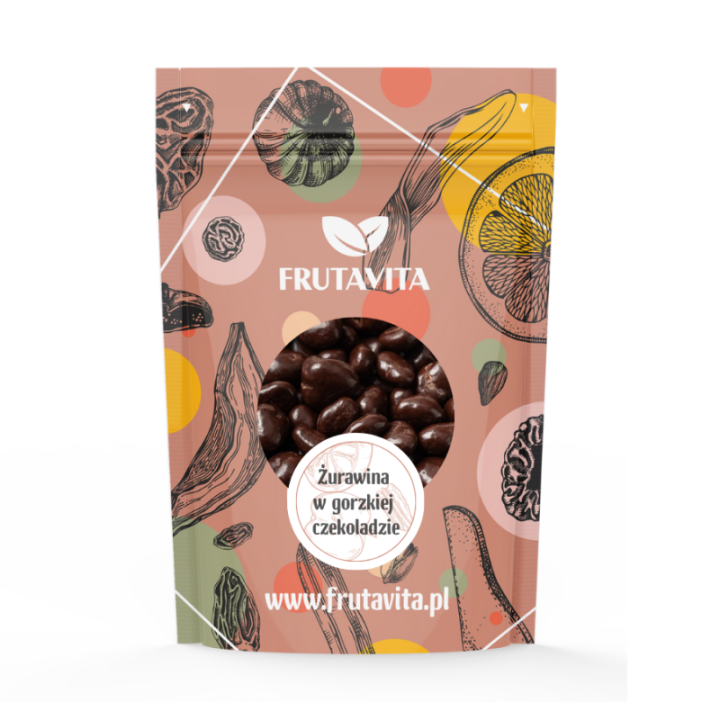 Żurawina w gorzkiej czekoladzie 250 g