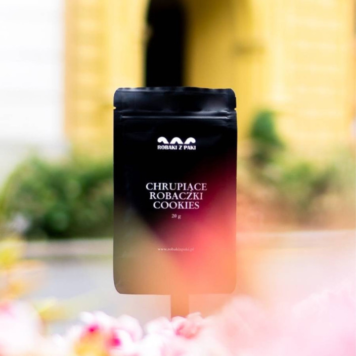 Chrupiące Robaczki - czosnek 20 g larwy mącznika