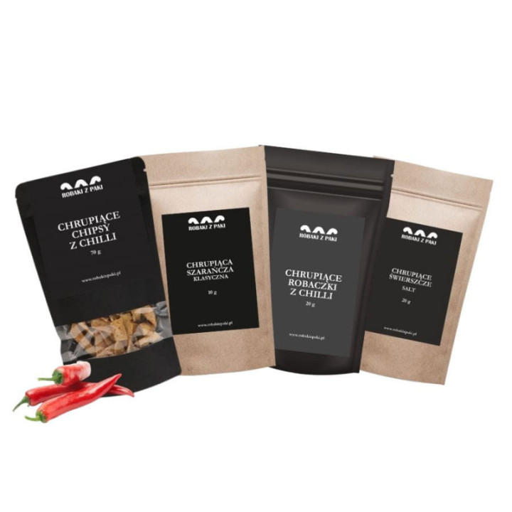 Zestaw Super Czwórka owady jadalne