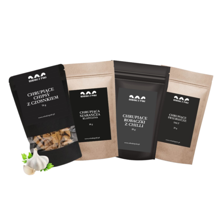 Zestaw Super Czwórka owady jadalne