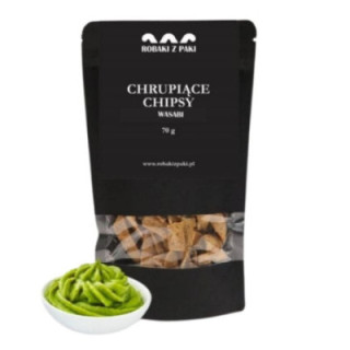 Chrupiące Chipsy - wasabi 70 g