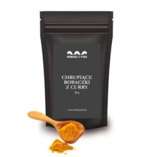 Chrupiące Robaczki - curry 20 g larwy mącznika