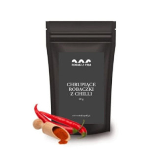 Chrupiące Robaczki - chilli 20 g larwy mącznika