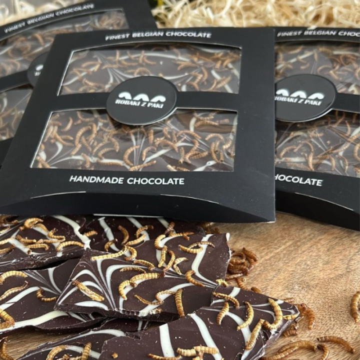 Czekolada Pajęczynka z robakami 154 g