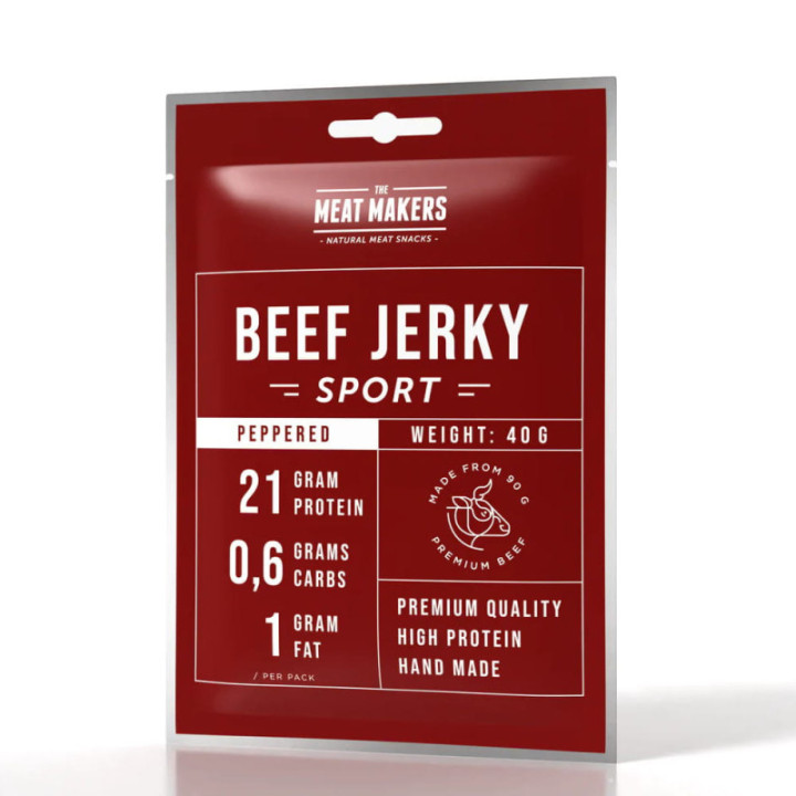 Suszona wołowina - Beef Jerky Sport Peppered 40 g