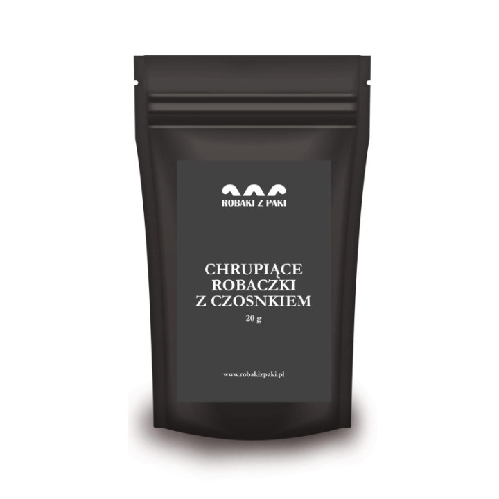 Zestaw "Chrupiące robaczki" ROBAKI Z PAKI larwy mącznika