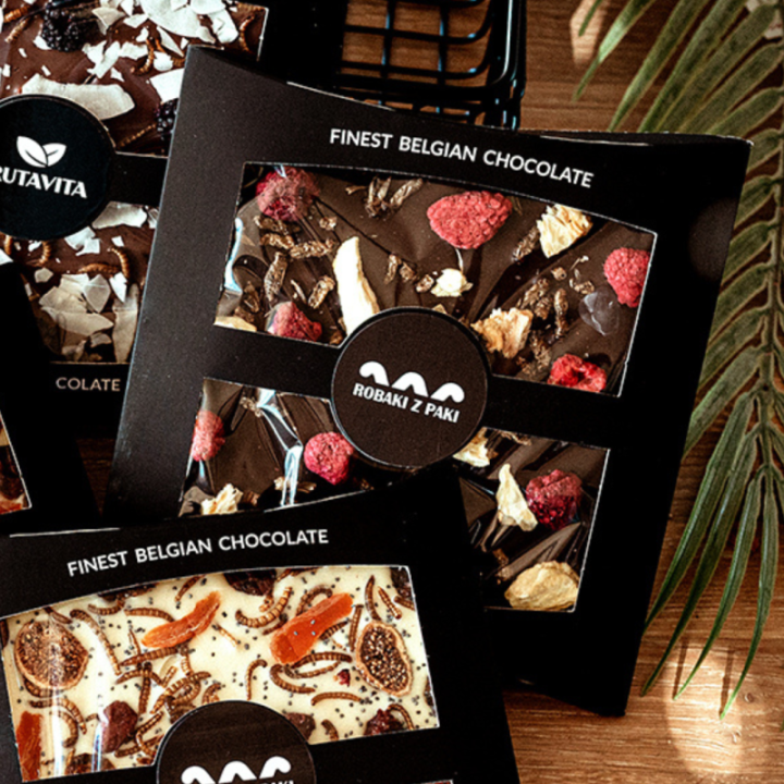 Czekolada Malinowy Świerszczyk 155 g