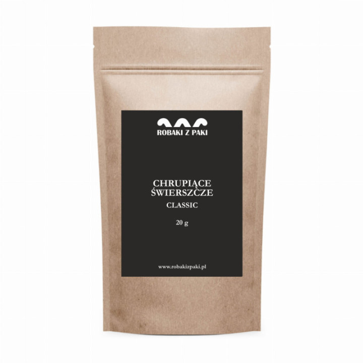 Zestaw 2 x Chrupiące świerszcze -  klasyczne 20 g