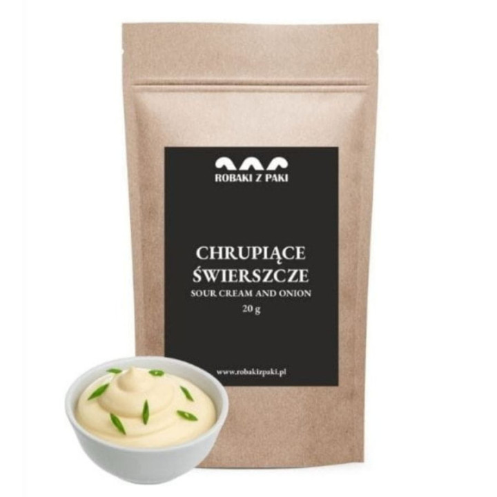 Chrupiące Świerszcze - kwaśna śmietana z cebulą 20 g