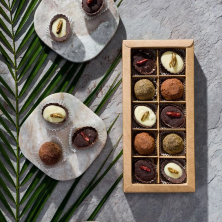 Zestaw pralinek z owadami jadalnymi 137g