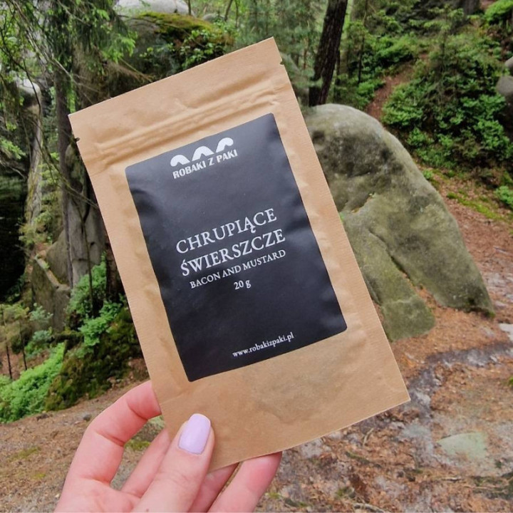 Chrupiące świerszcze - wasabi 20 g