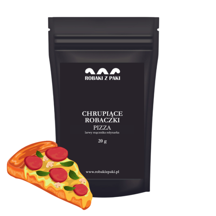 Chrupiące Robaczki - pizza 20 g larwy mącznika