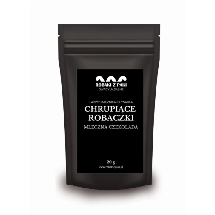 Chrupiące robaczki mleczna czekolada 20 g