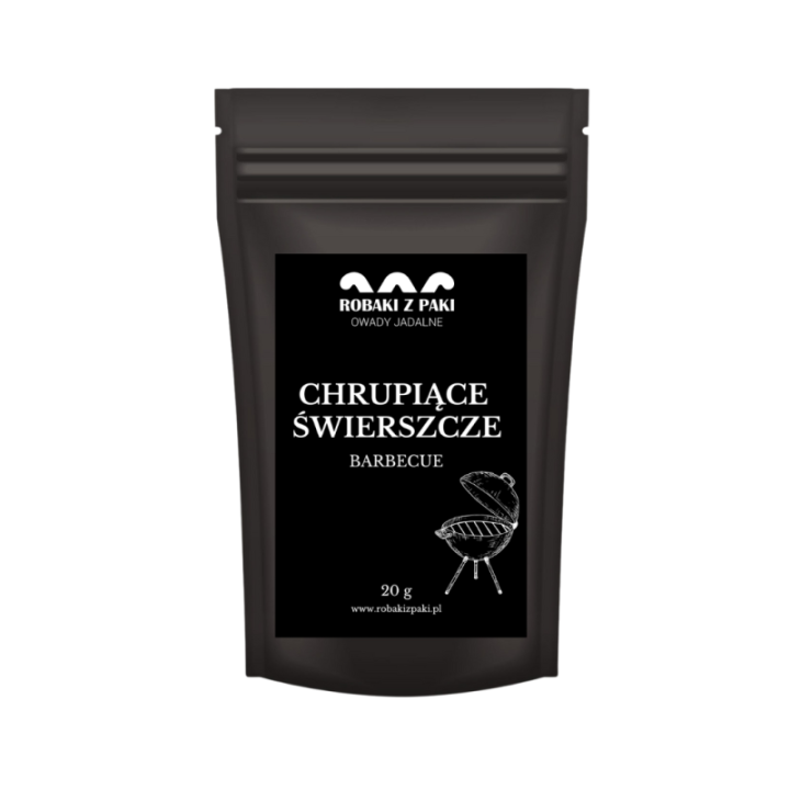 Chrupiące Świerszcze - barbecue 20 g larwy mącznika